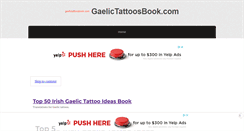 Desktop Screenshot of gaelictattoosbook.com