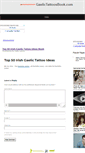 Mobile Screenshot of gaelictattoosbook.com